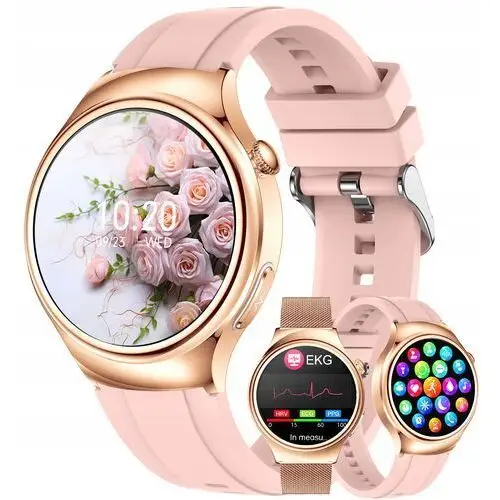 Zegarek Smartwatch Damski Ekg Pomiar Cukru Ciśnieniomierz Rozmowy Pl