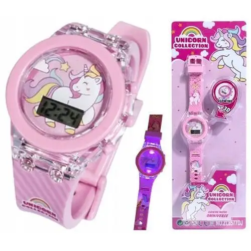 Zegarek Unicorn jednorożec Led dla dziewczynki